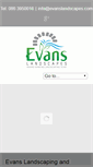 Mobile Screenshot of evanslandscapes.com